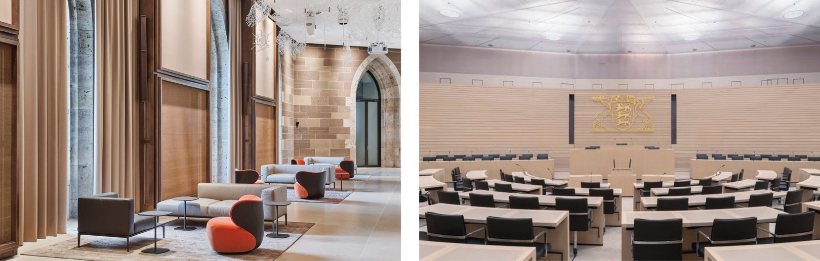 Walter Knoll - architare - our design brands - parlament Baden-Württemberg