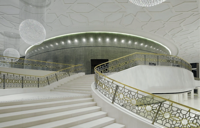 Die Innenräume des Palace of International Forums „Uzbekistan“