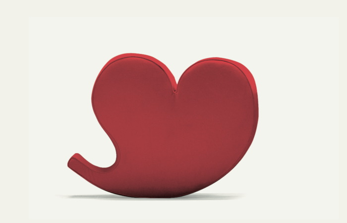 Soft Heart, Sessel by Ron Arad, 1991